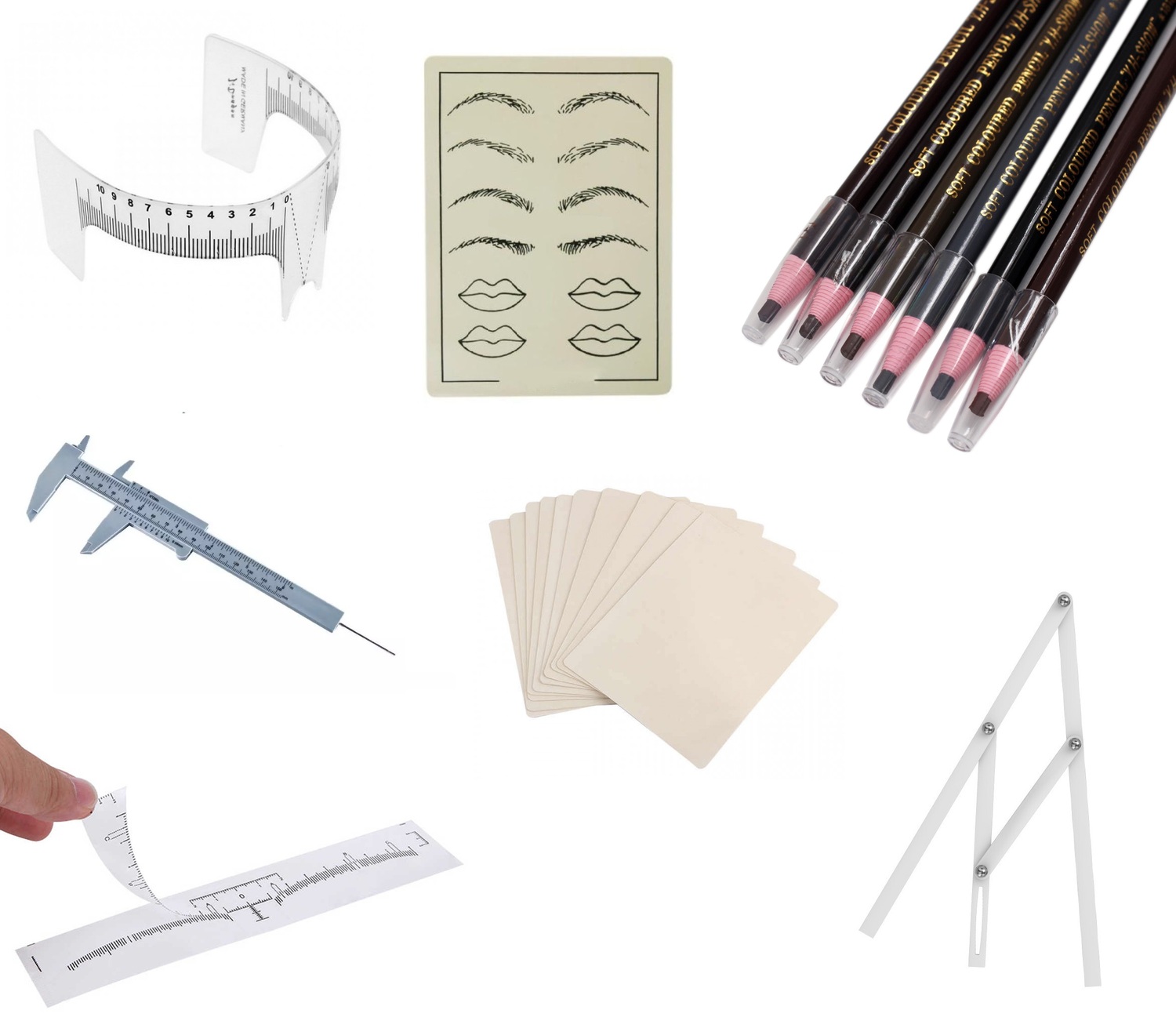 Тренировка и эскиз (карандаши, линейки) 